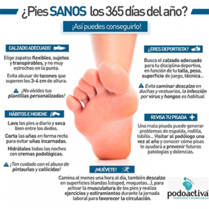 infografia pies sanos para viaje