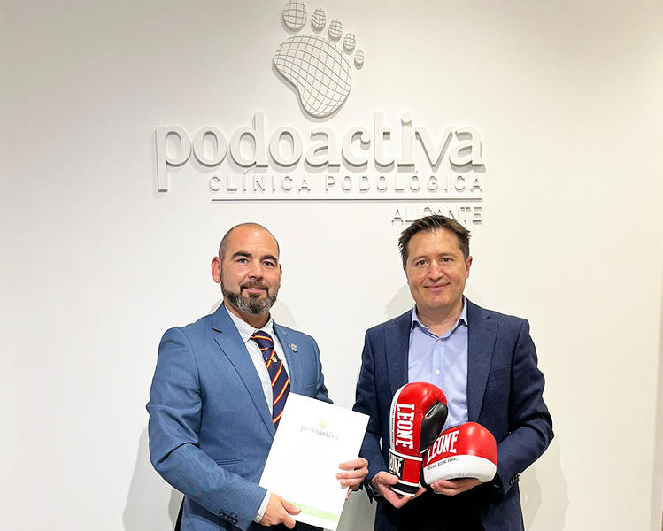 Podoactiva firma un convenio con la Federación Española de Boxeo
